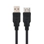 Nanocable Cable de Extensión USB 2.0 Tipo A Macho a Hembra de 3m, Negro
